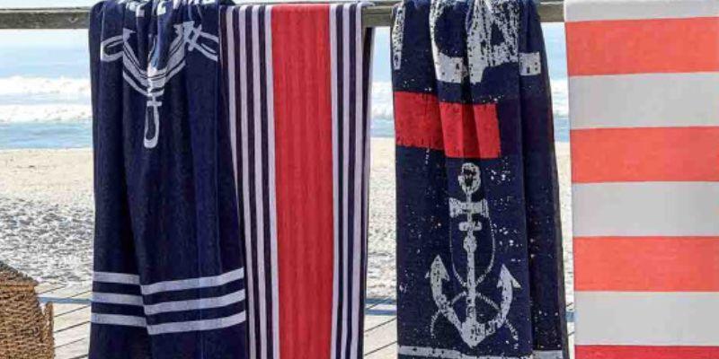 Tendance 2024 : Drap de plage en nid d’abeille - Label Naturel