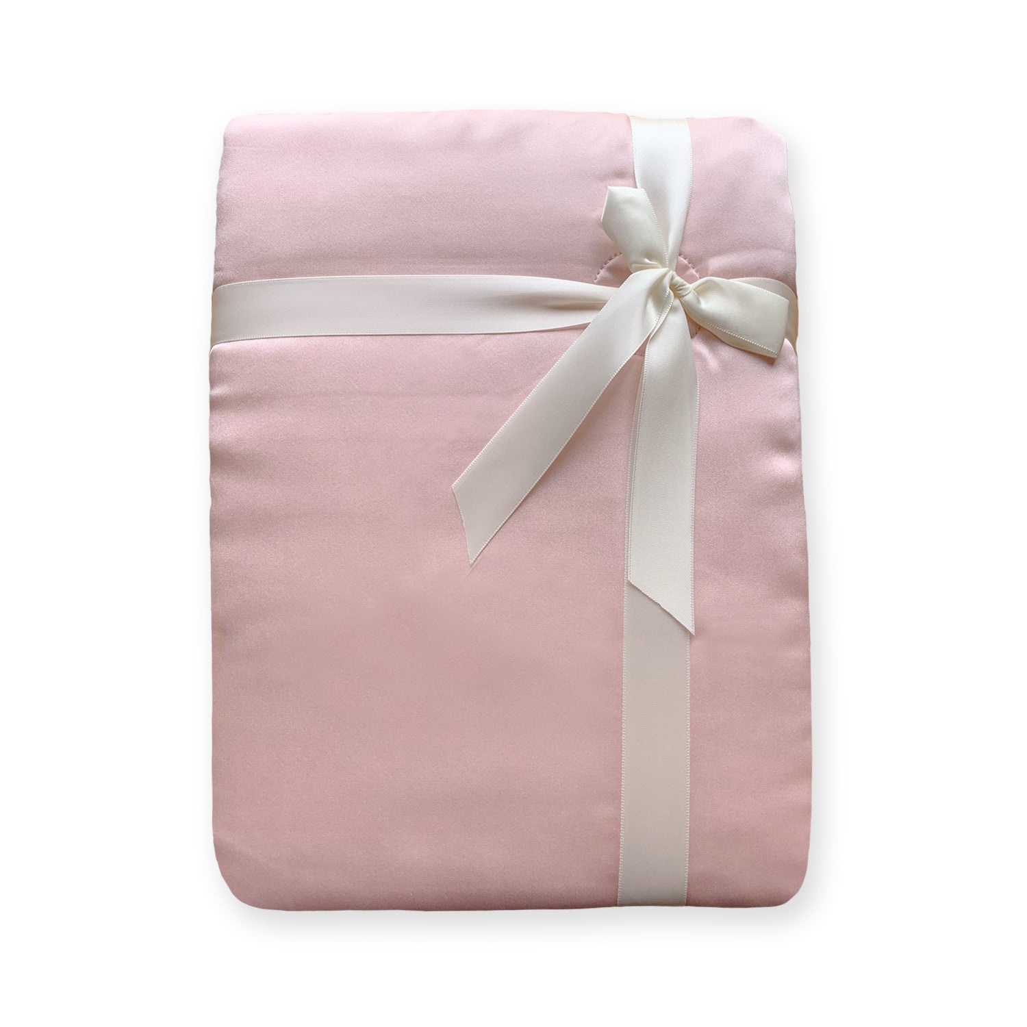 Luxury pink silk blanket