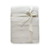 Luxury ivory silk throw