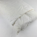 paquete edredón Algodón bimaterial y lana orgánica 4 estaciones. Edelweiss + almohadas - Label Naturel