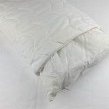 paquete edredón Algodón bimaterial y lana orgánica 4 estaciones. Edelweiss + almohadas - Label Naturel