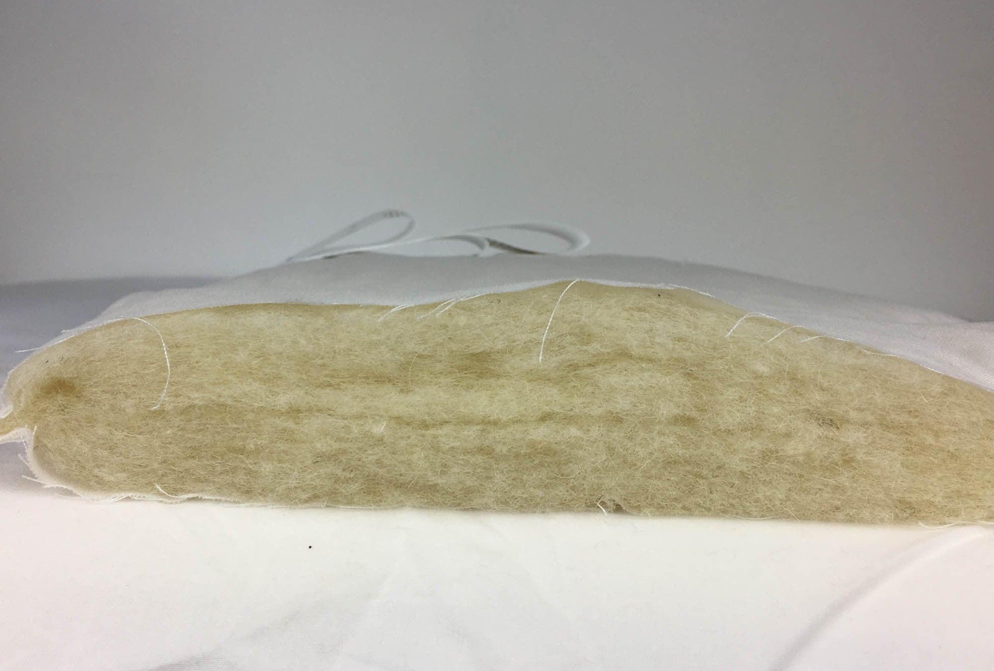 Bi-thermal couple organic wool duvet Edelweiss - Label Naturel