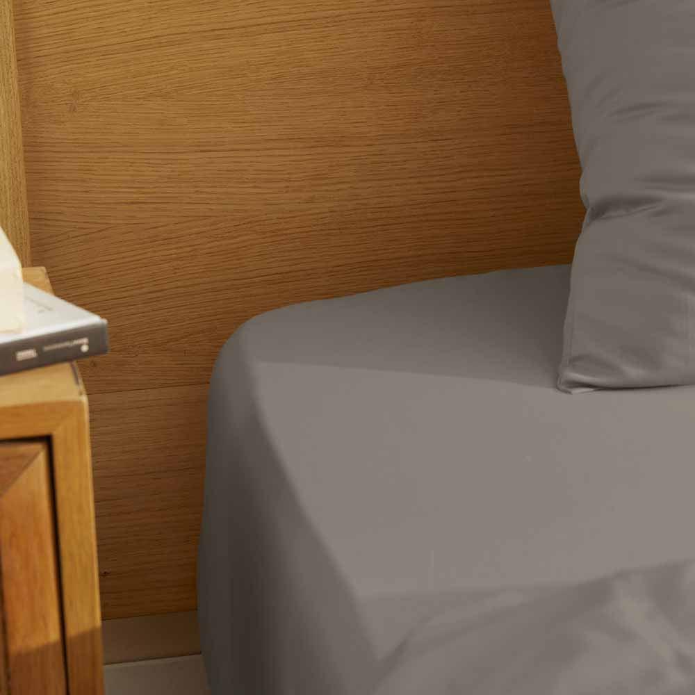 Drap housse satin 100% coton bio Signature - Label Naturel
