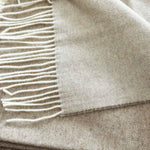Plaid pure laine Mérinos & Cachemire Ossau uni - Label Naturel