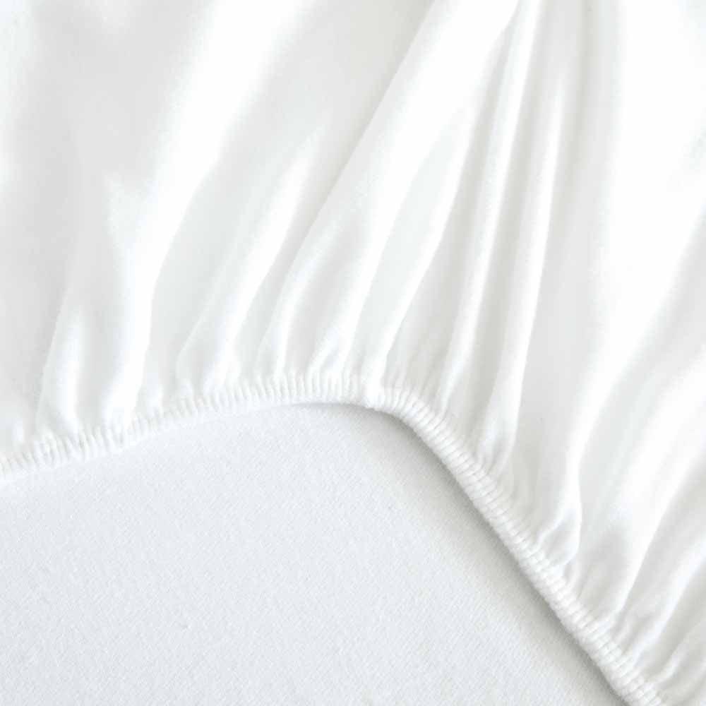 Protector de colchón en franela polar 100% algodón orgánico Blanco - Label Naturel