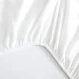 Protector de colchón en franela polar 100% algodón orgánico Blanco - Label Naturel