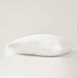 100% organic cotton flannel pillow protector White - Label Naturel