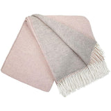 Manta Gourette bicolor de pura lana merino y cashmere - Label Naturel