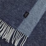 Manta Gourette bicolor de pura lana merino y cashmere - Label Naturel