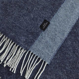 Manta Gourette bicolor de pura lana merino y cashmere - Label Naturel