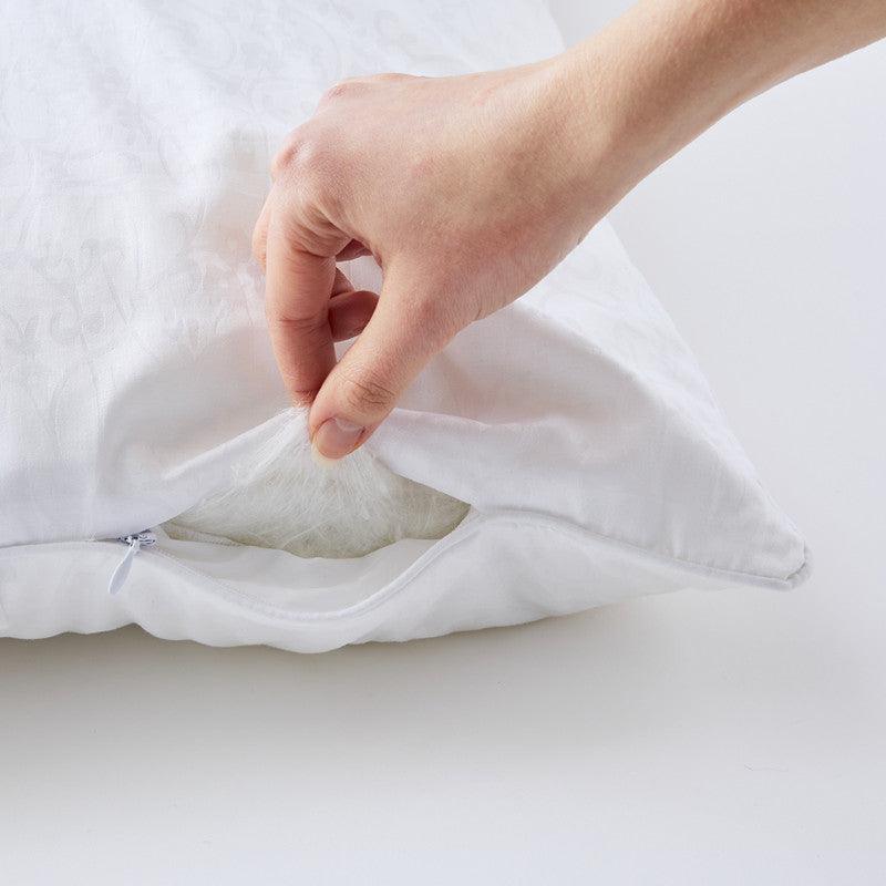 Pack Couette soie de mûrier 4 saisons + 2 oreillers en soie et tanboocell - Label Naturel