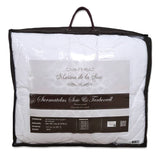 Uppermattress in silk and tanboocell suitcase