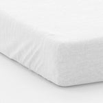 Protector de colchón en franela polar 100% algodón orgánico Blanco - Label Naturel