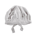 Gorro de dormir Charlotte en seda plateada
