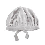 Gorro de dormir Charlotte en seda plateada