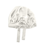 Gorro de dormir Charlotte con reverso de seda marfil