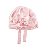 Gorro de dormir Charlotte con reverso de seda rosa