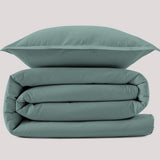 Washed cotton duvet cover Water green / 140X200 declassified - MS238