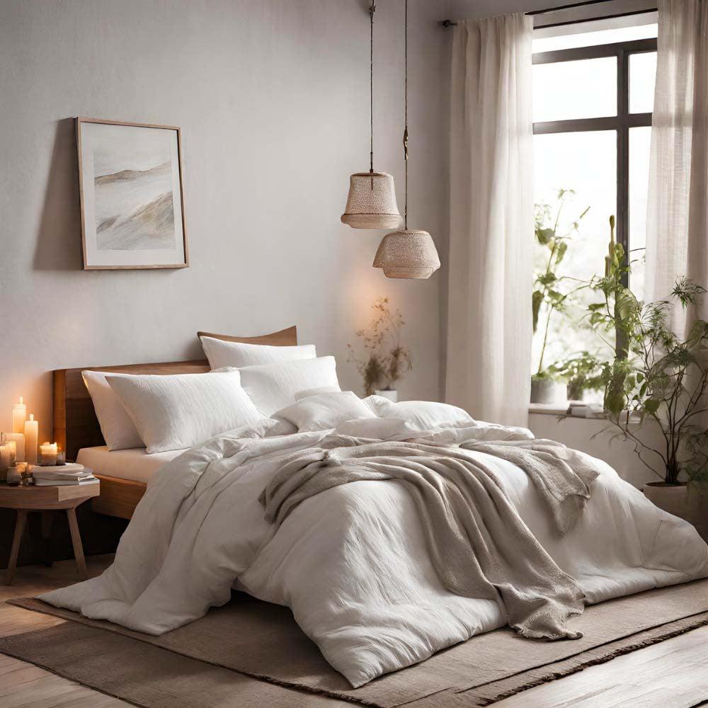 Parure de lit en gaze de coton - Label Naturel