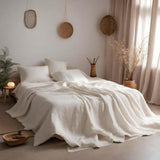 Cotton gauze bed throw - Label Naturel