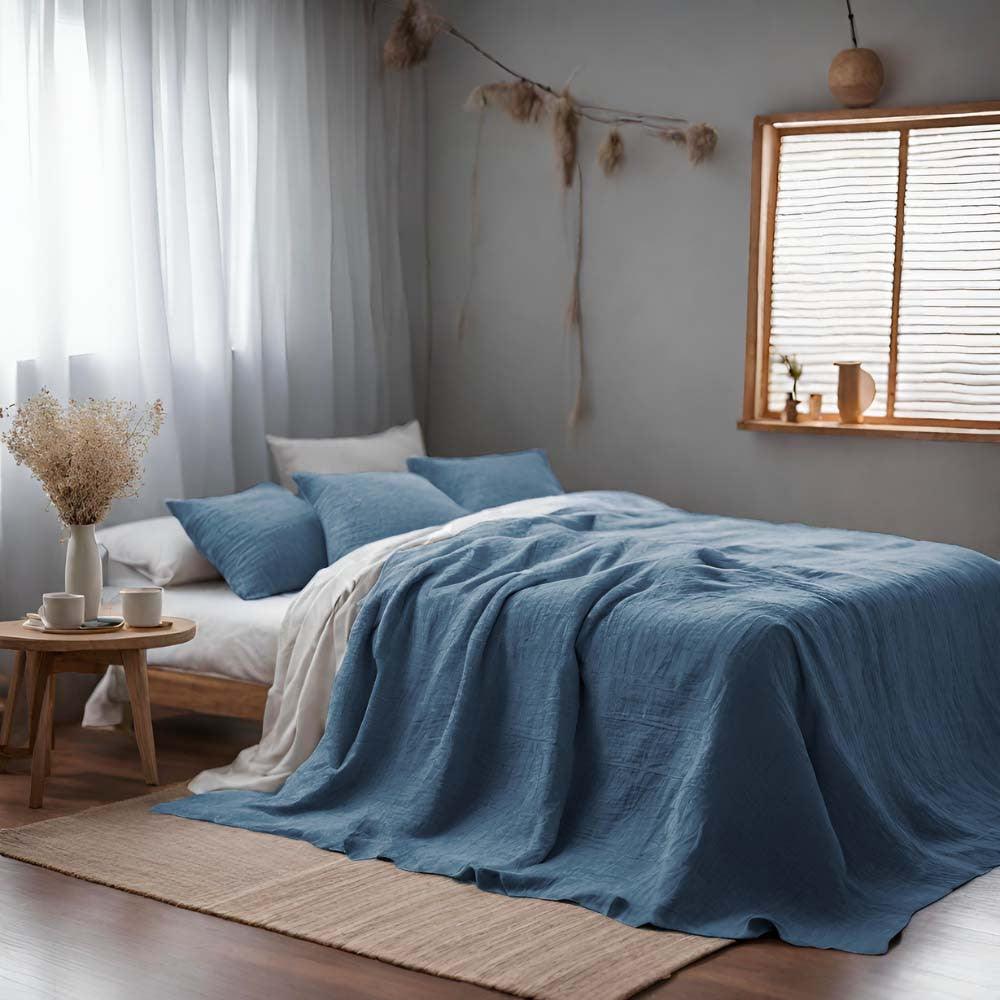 Cotton gauze bed throw - Label Naturel