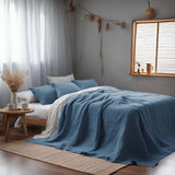 Cotton gauze bed throw - Label Naturel