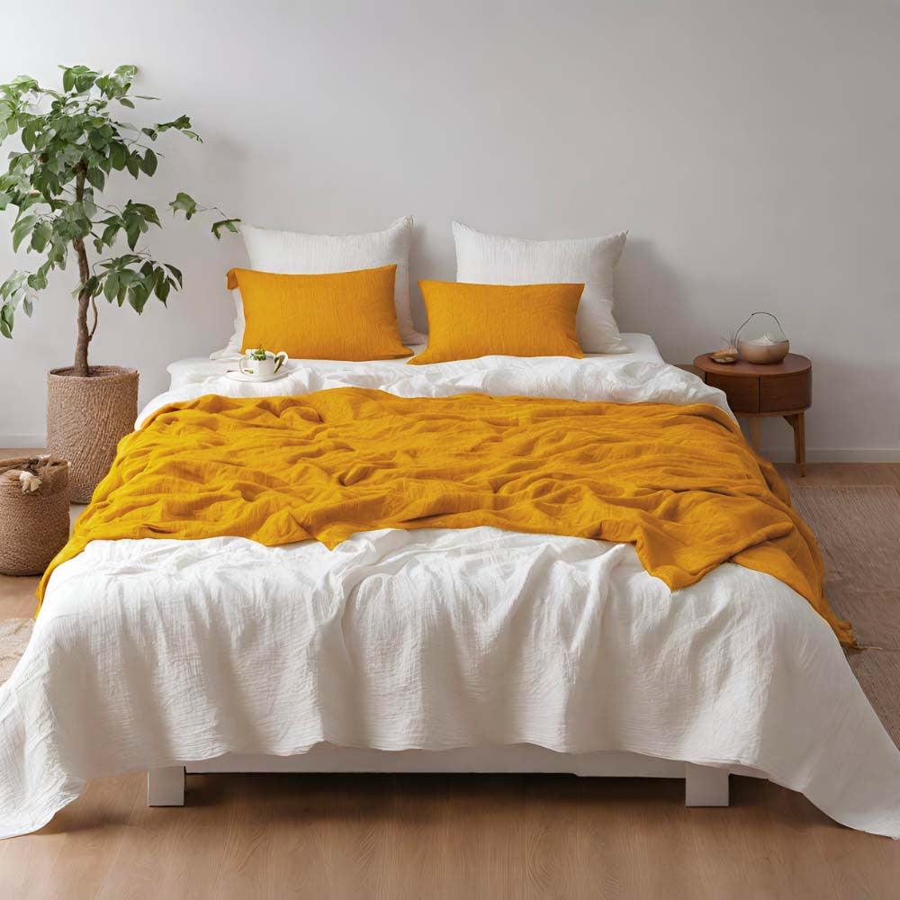 Cotton gauze bed throw - Label Naturel