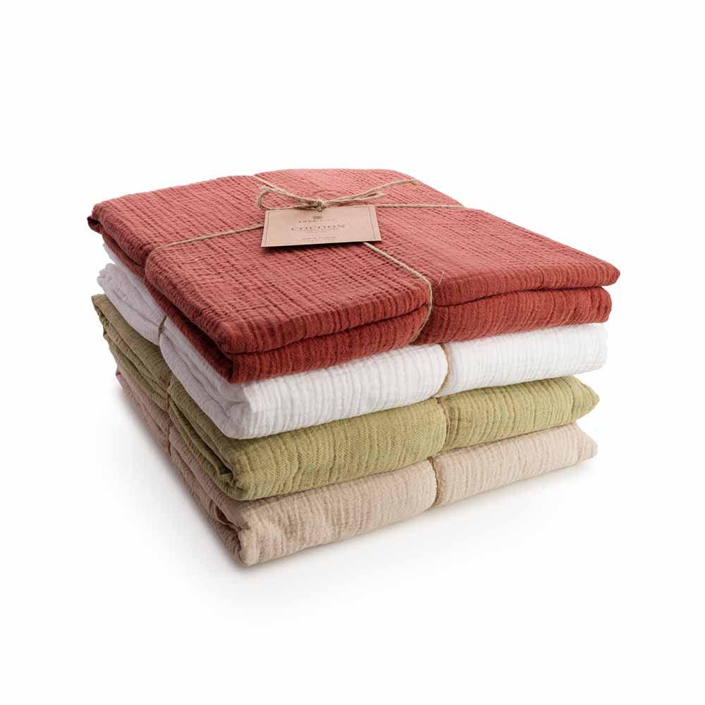 Cotton gauze bed throw - Label Naturel
