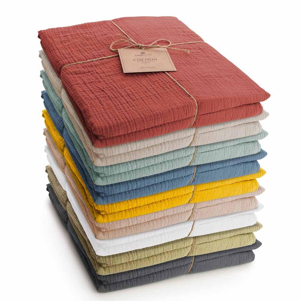 Cotton gauze bed throw - Label Naturel
