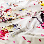 Mulberry silk scarf - Kyoto zoom 2