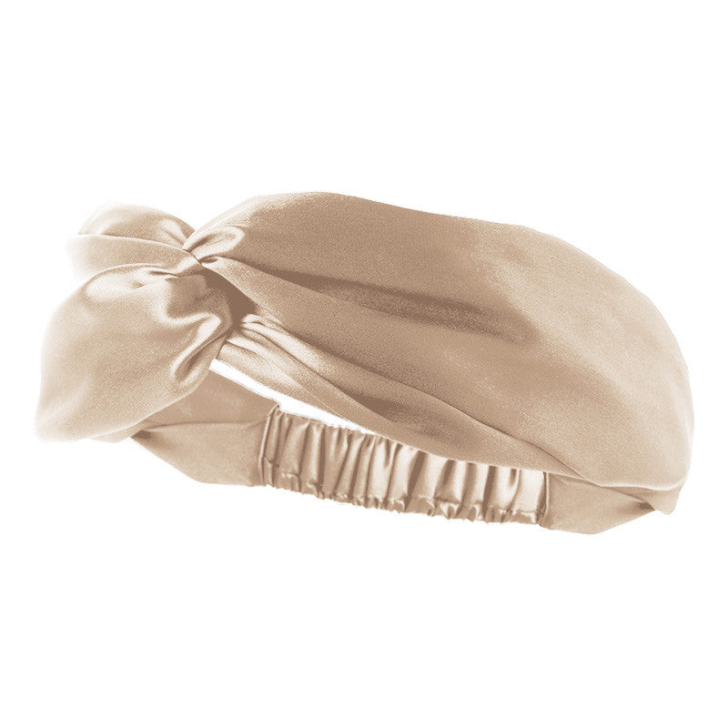Caramel Trésor de Soie silk headband