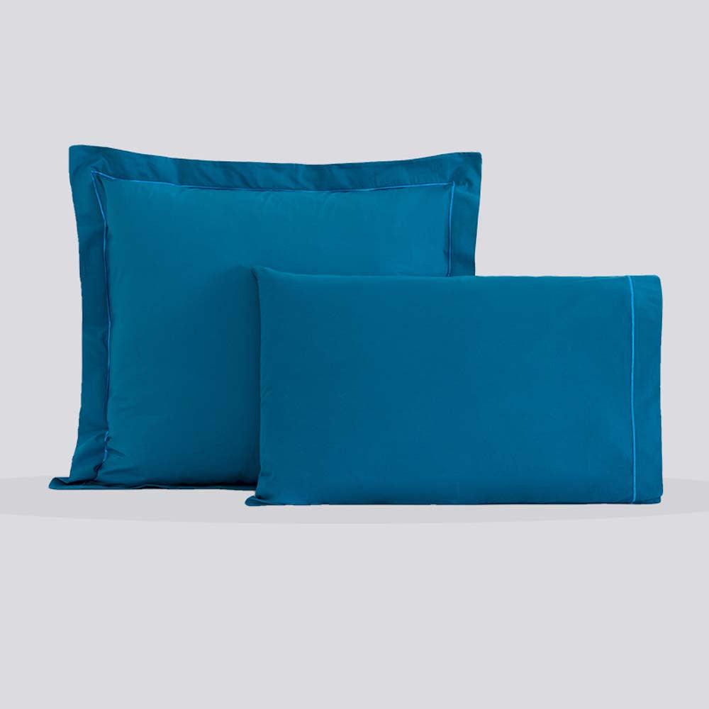 Funda de almohada de percal de algodón - Label Naturel