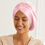 Seiden-Turban Maison de la Soie Rosa Vorderseite