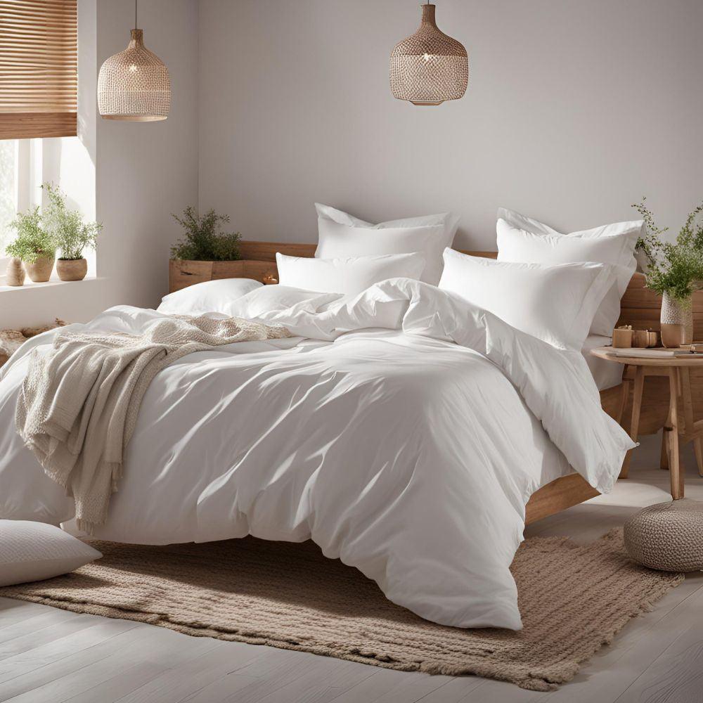 Parure de lit en percale de coton - Label Naturel
