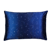 Constellation printed silk pillowcase