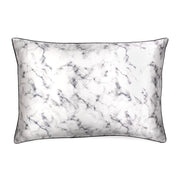 Marble printed silk pillowcase
