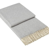 Plaid pure laine Mérinos & Cachemire Ossau uni - Label Naturel