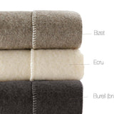Pure ecological wool blanket 400g plain - Label Naturel