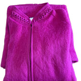 Zipped Hostess Dressing Gown Raspberry (10/26) / Downgraded M - MS300
