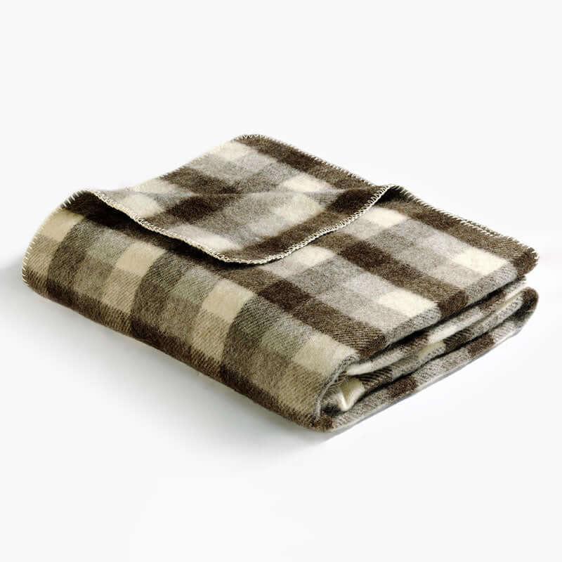 Plaid pura lana ecológica 400g Escocés - Label Naturel