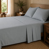 Drap plat percale de coton bio Canopée