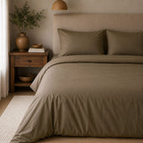 Housse de couette percale de coton bio Canopée