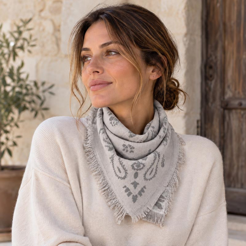 Bandana en coton bio fabriqué en France