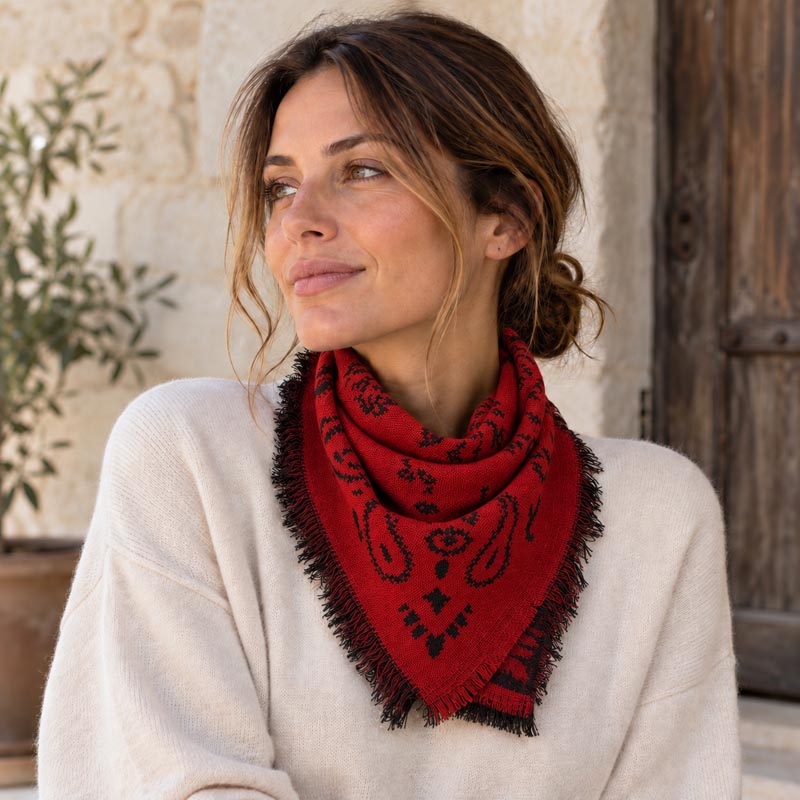 Bandana en coton bio fabriqué en France