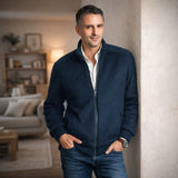 Chaqueta con cremallera 100% lana de los Pirineos