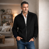 Chaqueta con cremallera 100% lana de los Pirineos