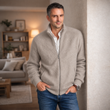 Chaqueta con cremallera 100% lana de los Pirineos