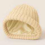 Silk and cashmere winter hat