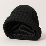 Silk and cashmere winter hat