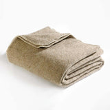 Pure ecological wool blanket 400g plain - Label Naturel
